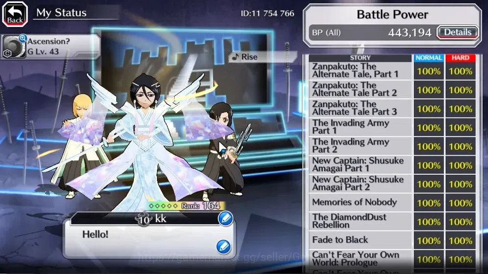 Bleach: Brave Souls Accounts [GLOBAL]40K Orbs|TYBW26 Momo,Shinji,TYBW25 Renji,1 image 6