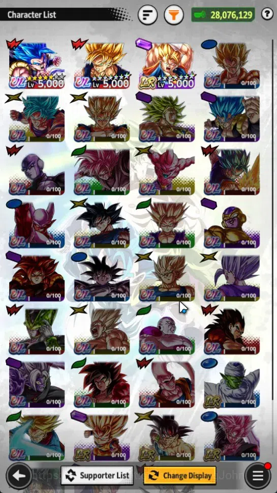 Dragon Ball Legends Accounts Global | Lvl 159|28M Total Power|82 CC|1 LR|2 UL|L image 3