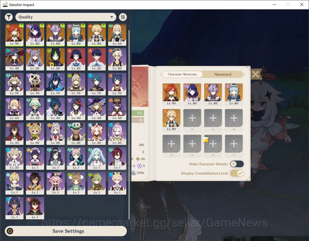 Genshin Impact Accounts Asia|AR 55|4 Limited +1(*5WEP)|Mavuika,Raiden,Duri image 2