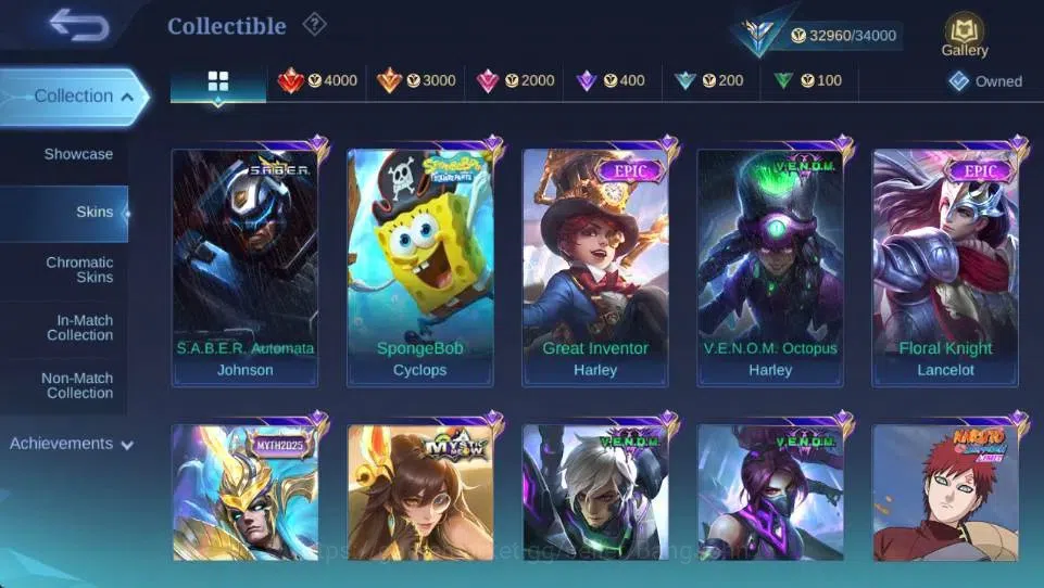 Mobile Legends: Bang Bang Accounts Global|Hero 115 Skin 162|Expert|LBox Irithel|M7 Gr image 10