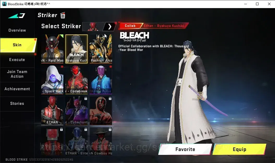Blood Strike Accounts ASIA | Eternal D.Eagle | Collab TR [JACK-Takemichi image 10