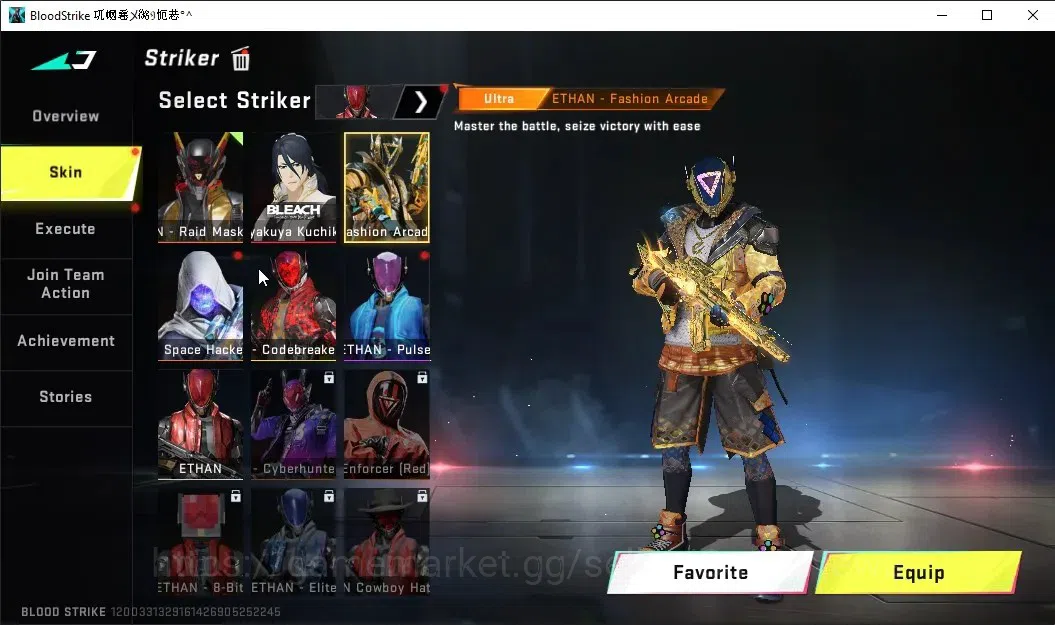 Blood Strike Accounts ASIA | Eternal D.Eagle | Collab TR [JACK-Takemichi image 11