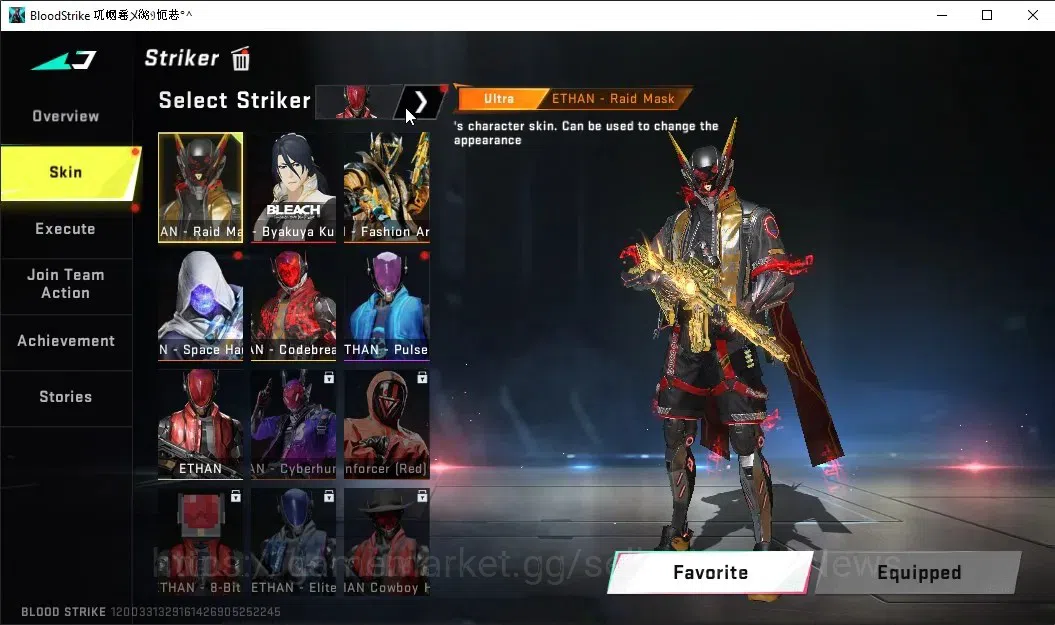 Blood Strike Accounts ASIA | Eternal D.Eagle | Collab TR [JACK-Takemichi image 9