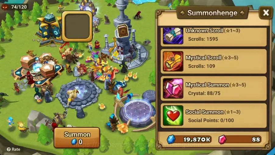 Summoners War: Sky Arena Accounts Starter GLOBAL | NB 5 TESHAR,Starter Gacha 115 12Y+160 11Y Scrool, 3 Legendary All 5