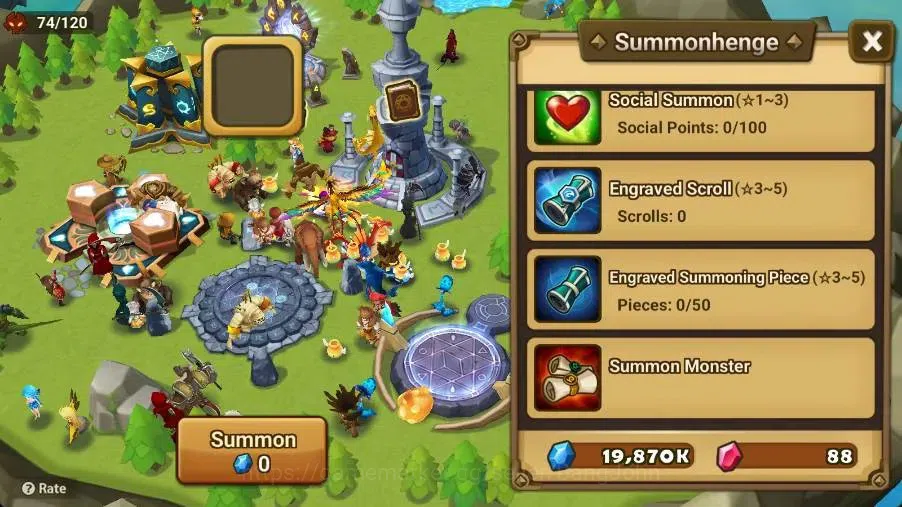 Summoners War: Sky Arena Accounts Starter GLOBAL | NB 5 TESHAR,Starter Gacha 115 12Y+160 11Y Scrool, 3 Legendary All 6