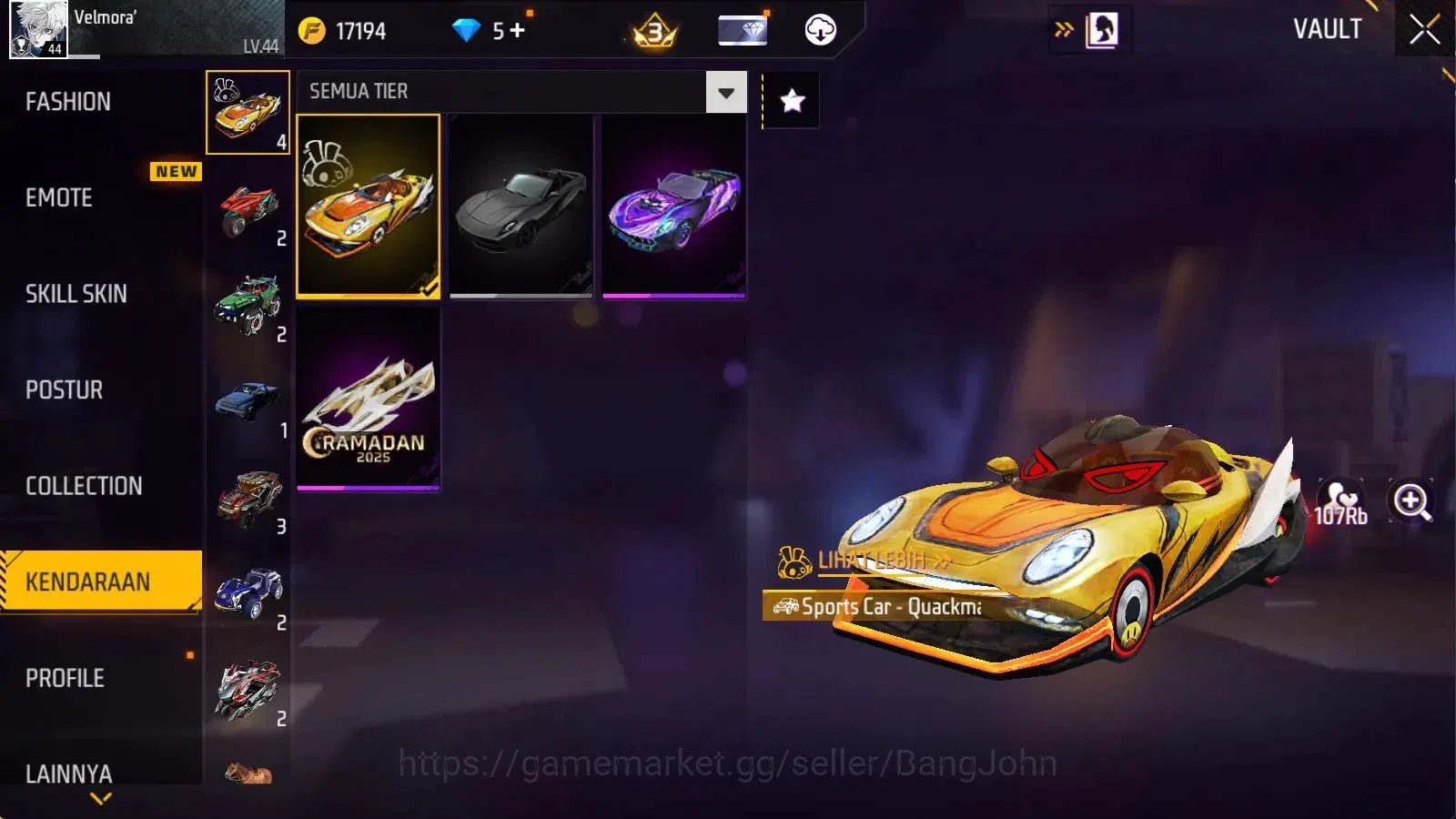 Free Fire Accounts Indonesia | M1887 Emerald Power,Hand of Hope | Vau image 14