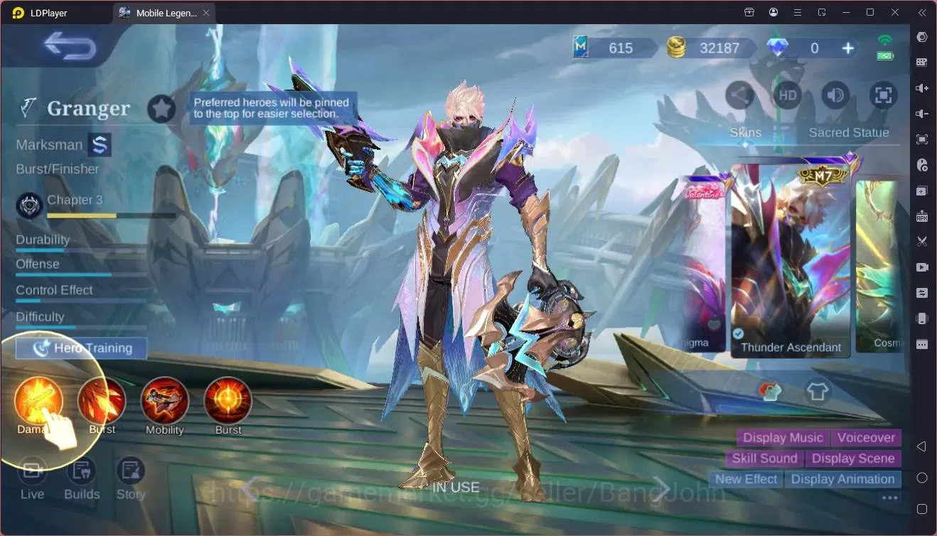 Mobile Legends: Bang Bang Accounts Global|Hero 90|Skin 56|Expert|Legend Franco|STARWA image 5
