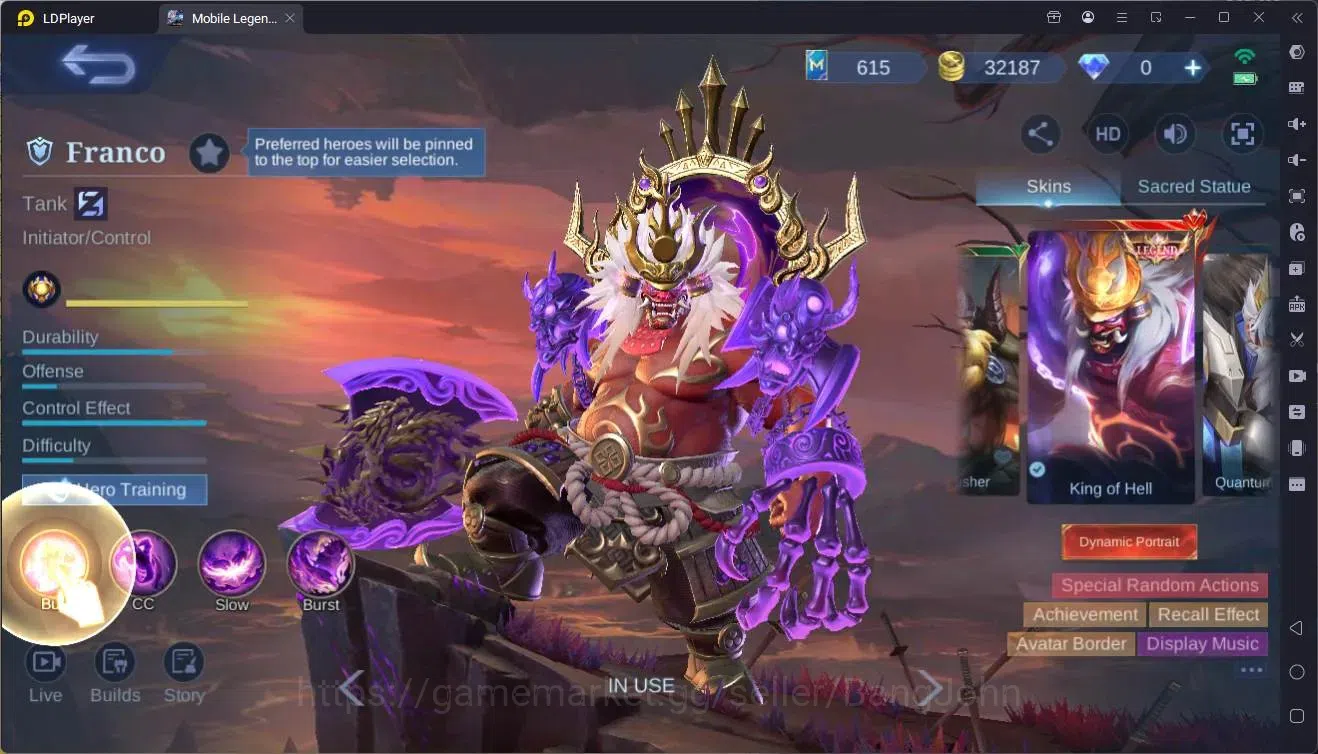 Mobile Legends: Bang Bang Accounts Global|Hero 90|Skin 56|Expert|Legend Franco|STARWA image 9