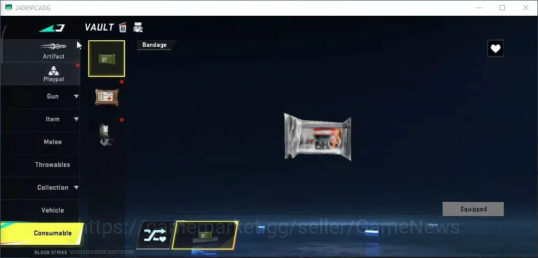 Blood Strike Accounts Others ASIA | Eternal M1887 Netherflame | Playpal Meow | 40 Eternal Upgrade Point |Log NetEase|Take 9