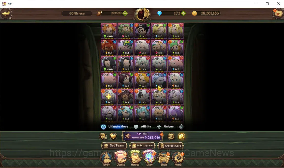 The Seven Deadly Sins: Grand Cross Accounts Asia|9,2M CC|12 LR+12 UR+Many Collab|Cusack2/6,Bru image 18