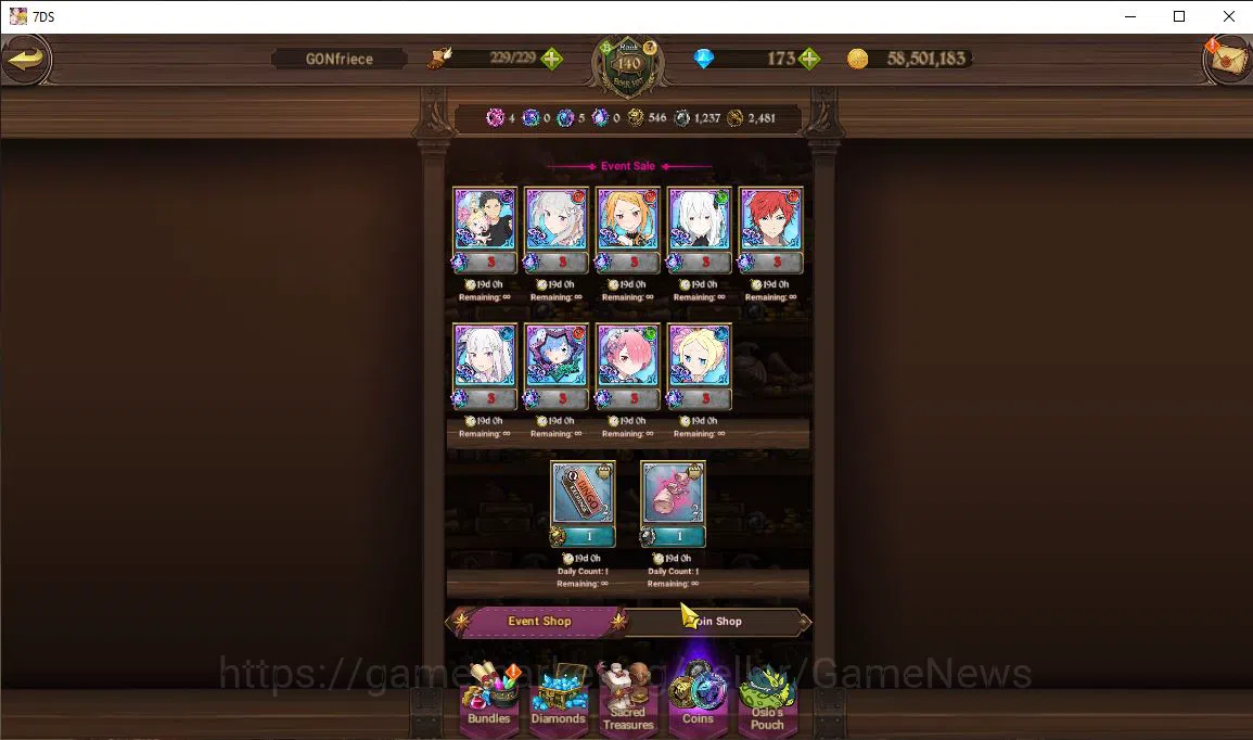 The Seven Deadly Sins: Grand Cross Accounts Asia|9,2M CC|12 LR+12 UR+Many Collab|Cusack2/6,Bru image 8