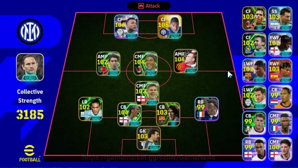 eFootball Accounts Legends & Iconic Players Android|7 Show Time Kylian Mbappe|12 Epic Adriano,Ronaldinho,Wayne Rooney,Rio 1