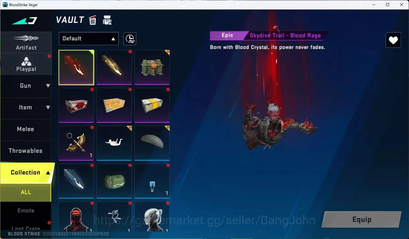 Blood Strike Accounts ASIA |ULTRA=URB,ZERO|LEGEN 13 SKIN MORE DETAIL CEK image 2