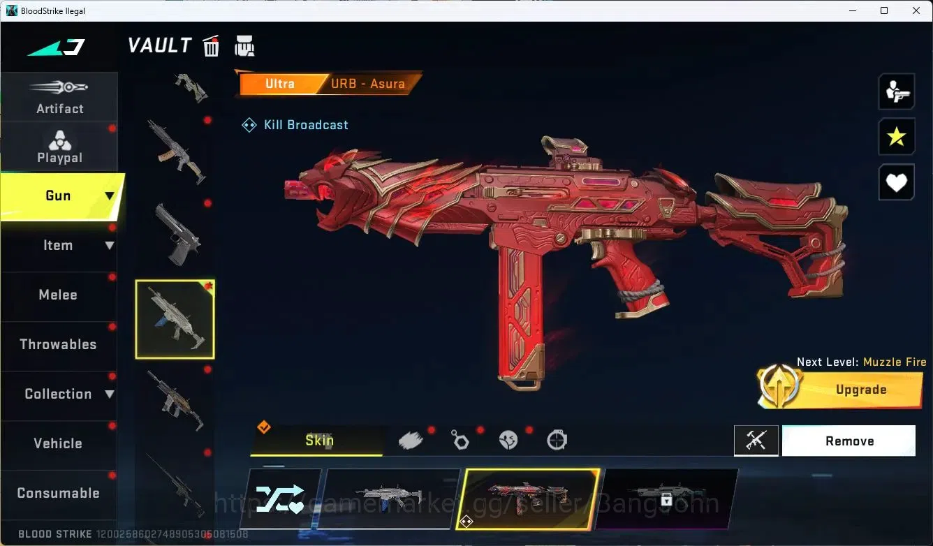 Blood Strike Accounts ASIA |ULTRA=URB,ZERO|LEGEN 13 SKIN MORE DETAIL CEK image 6
