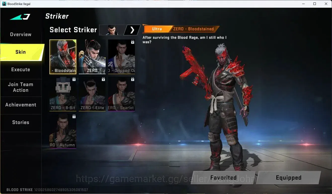 Blood Strike Accounts ASIA |ULTRA=URB,ZERO|LEGEN 13 SKIN MORE DETAIL CEK image 8