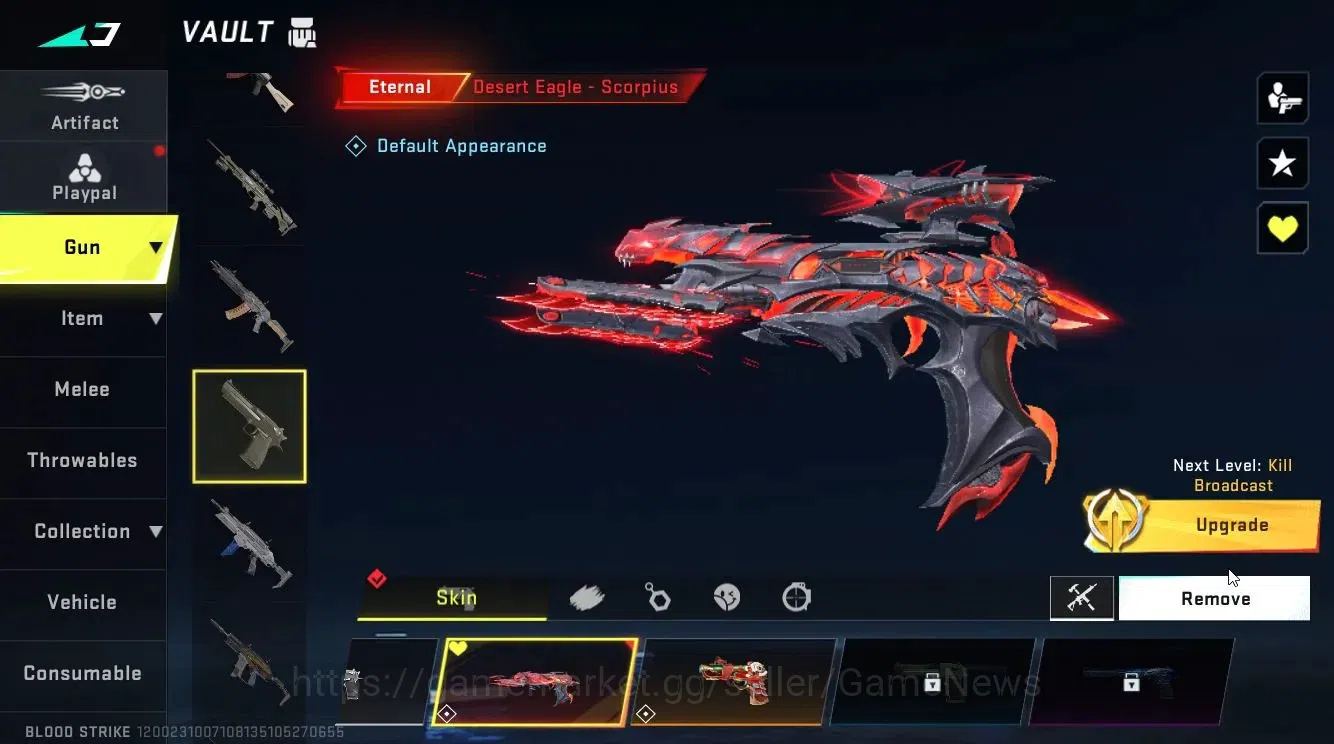 Blood Strike Accounts ASIA|ETERNAL DEagle-Scorpius Lv2|5 Collab [Lucian- image 14
