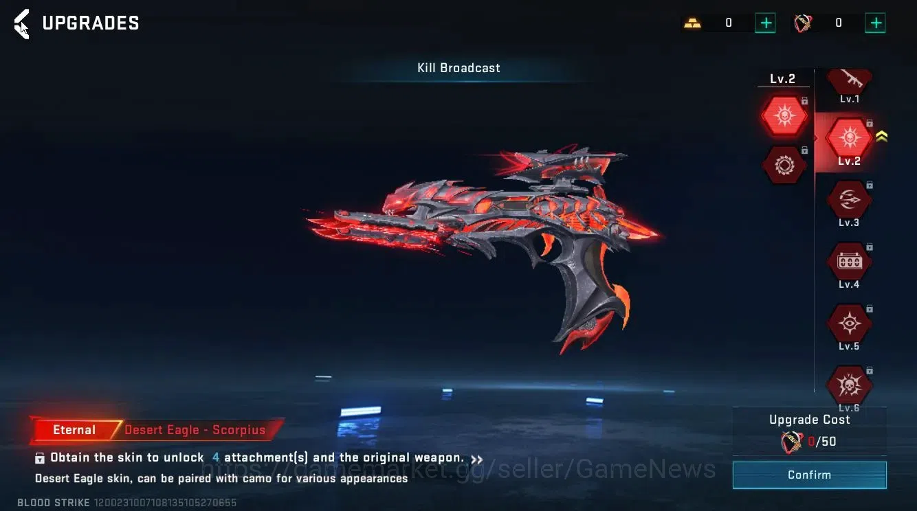Blood Strike Accounts ASIA|ETERNAL DEagle-Scorpius Lv2|5 Collab [Lucian- image 15