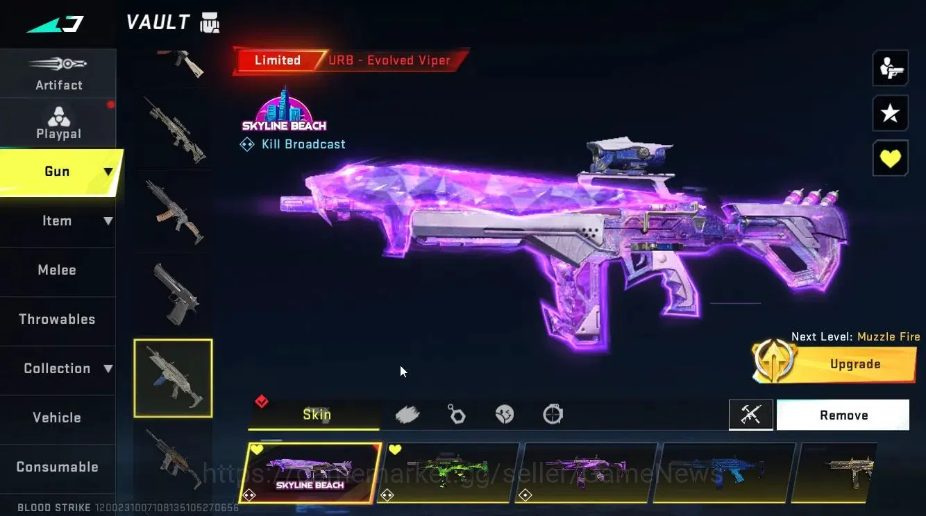 Blood Strike Accounts ASIA|ETERNAL DEagle-Scorpius Lv2|5 Collab [Lucian- image 16
