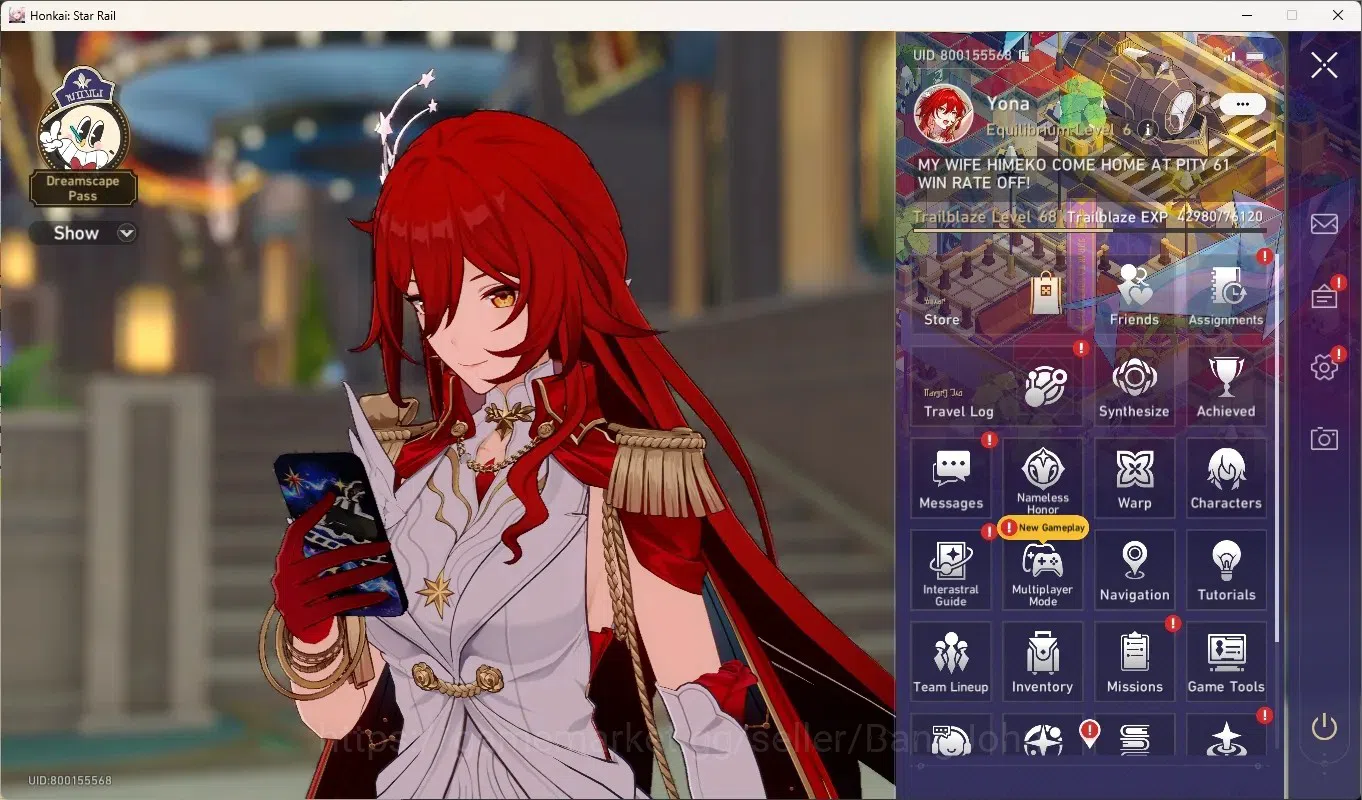 Honkai Star Rail Accounts Others ASIA|TL 68|17 Limited 1
