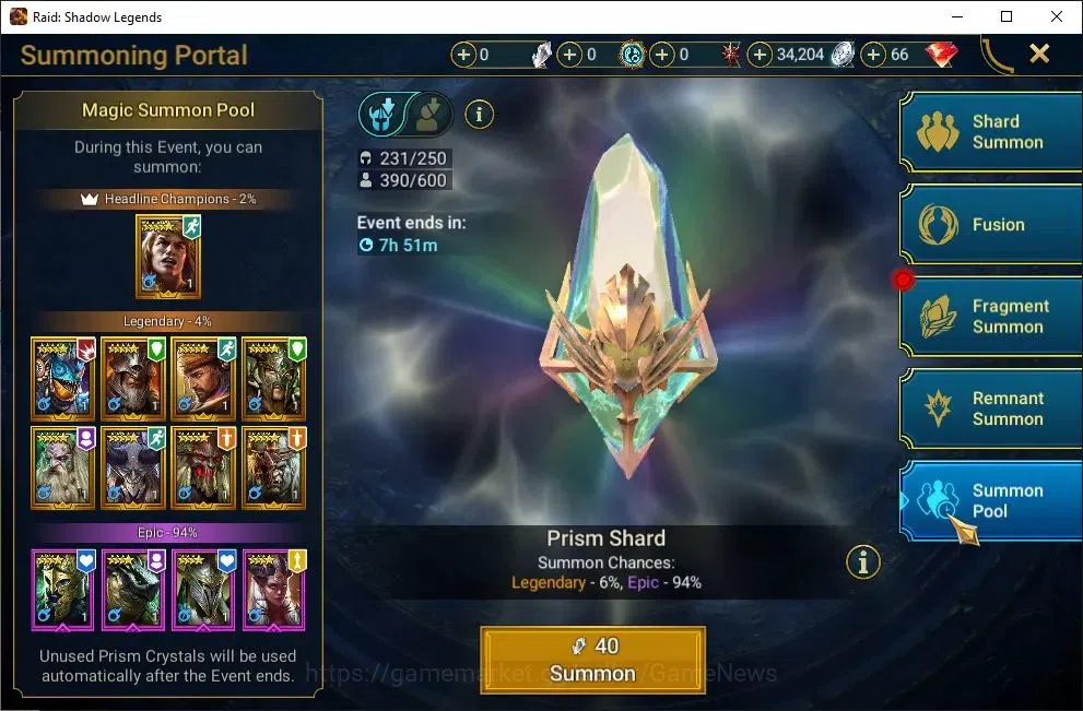 Raid: Shadow Legends Accounts Lv6 995K Power|2 Mythic(Gharol Bloodmaul,Androc)|2 image 18