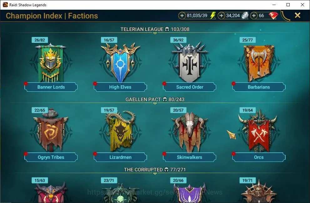 Raid: Shadow Legends Accounts Lv6 995K Power|2 Mythic(Gharol Bloodmaul,Androc)|2 image 20