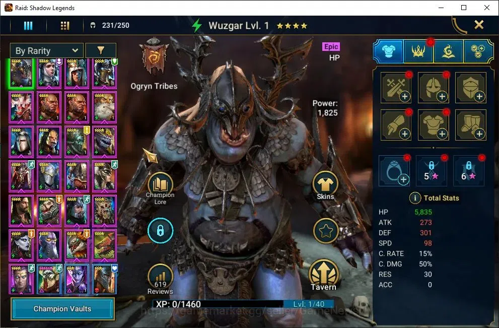 Raid: Shadow Legends Accounts Lv6 995K Power|2 Mythic(Gharol Bloodmaul,Androc)|2 image 7