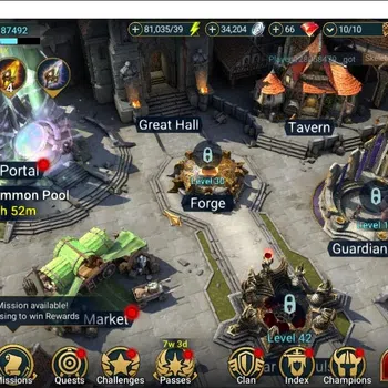 Raid: Shadow Legends Mid-Game Lv6 995K Power|2 Mythic(Gharol Bloodmaul,Androc)|2 image 1