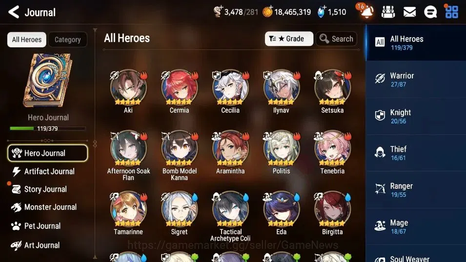 Epic Seven Accounts Global Unverif| 6 ML (Shepherd ot Dark Diene, LOTS image 2