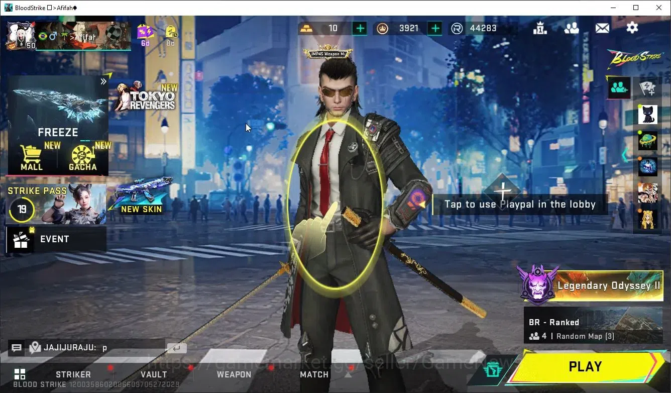 Blood Strike Accounts ASIA|ETERNAL DeAgle-Scorpion+Collab 7DS Karl98,QBZ image 1