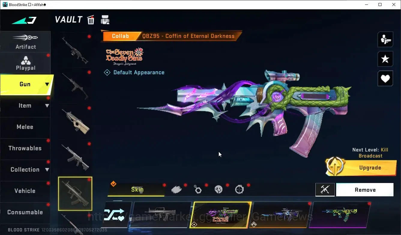 Blood Strike Accounts ASIA|ETERNAL DeAgle-Scorpion+Collab 7DS Karl98,QBZ image 12