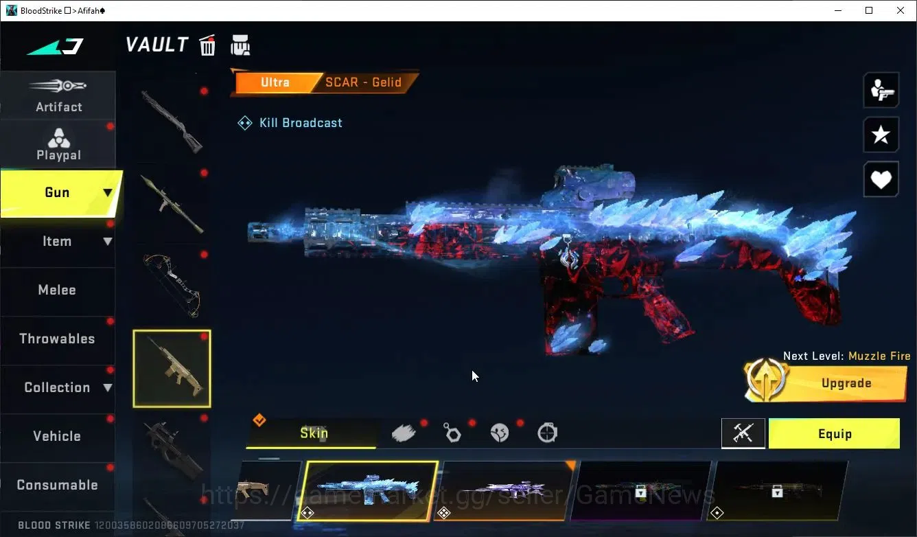 Blood Strike Accounts ASIA|ETERNAL DeAgle-Scorpion+Collab 7DS Karl98,QBZ image 17
