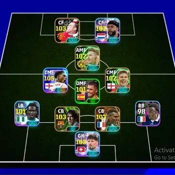 eFootball Accounts High-End Mobile |PW 3159|BIGT Desailly,Epic Puyol RuiCosta Rooney Gerrard MarcoReus,Shwt Bellingham