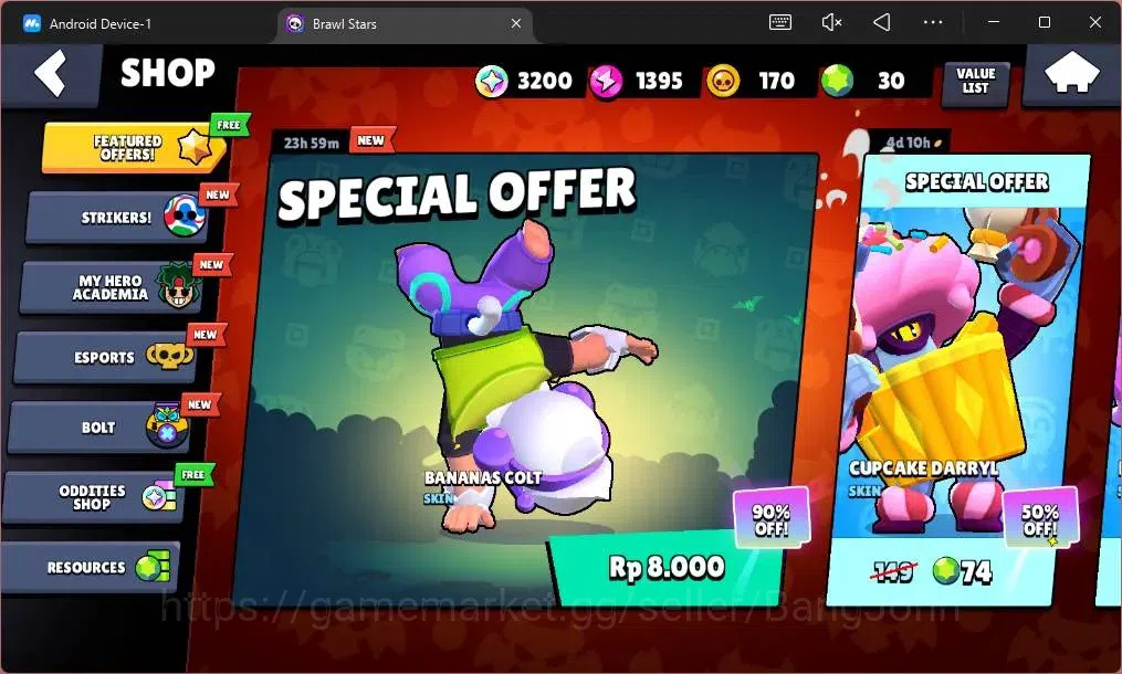 Brawl Stars Accounts Global | 1700 Trophy|19 Brawler|2 Max Hypercharge image 4