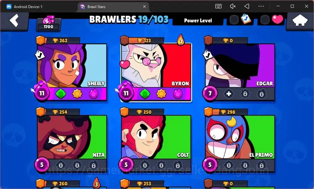 Brawl Stars Accounts Global | 1700 Trophy|19 Brawler|2 Max Hypercharge image 5