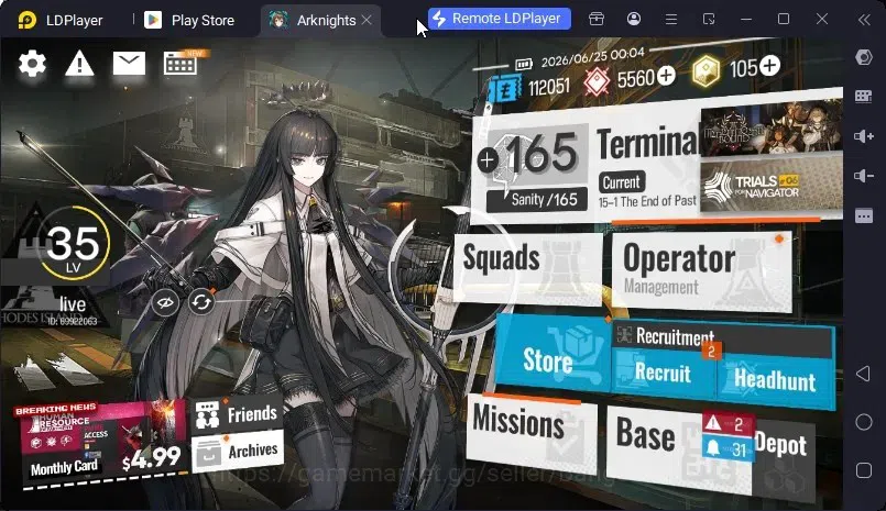 Arknights Accounts Global Lv35 1 Limited Virtuosa Other 6* Thorns, Sa image 14