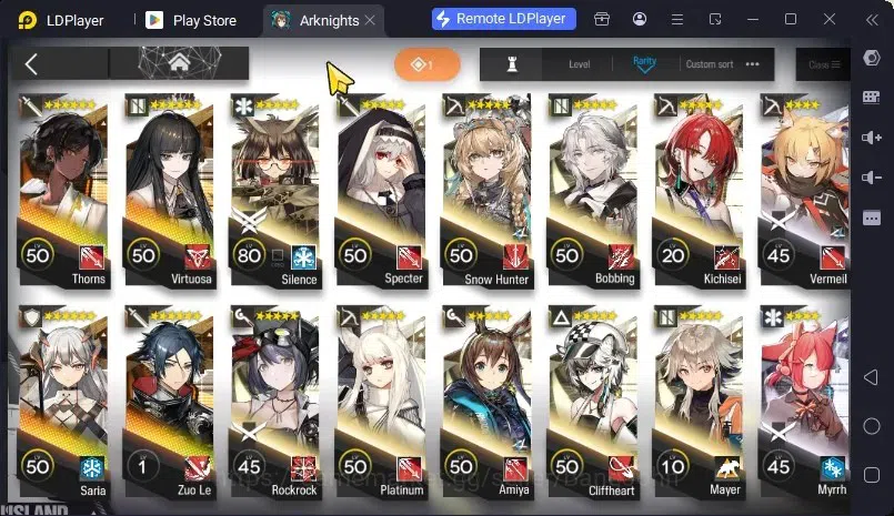 Arknights Accounts Global Lv35 1 Limited Virtuosa Other 6* Thorns, Sa image 4