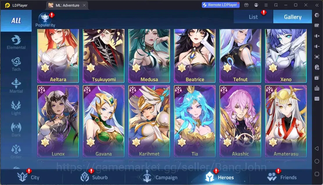 Mobile Legends: Adventure Accounts Global |LV 485|10B Power|VIP 10|Camp 83-17|Hero 399|42 Nexus|52Awaken|12Epic|5Rare 18