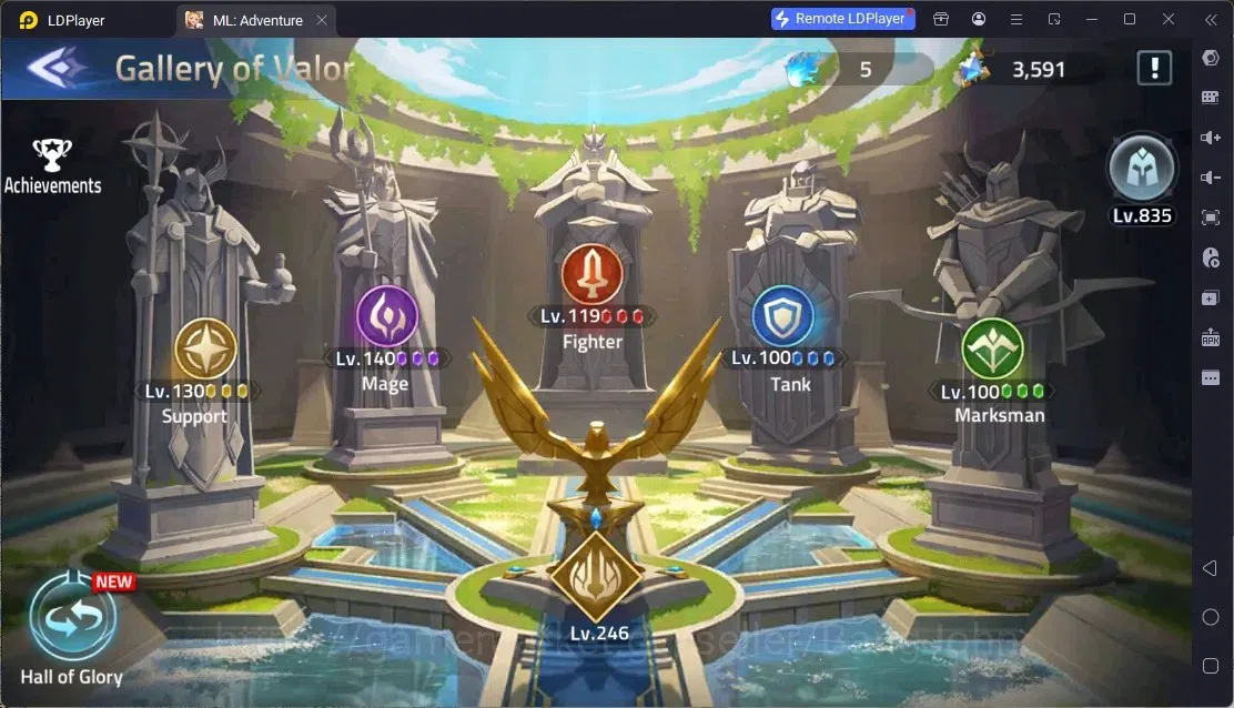 Mobile Legends: Adventure Accounts Global |LV 485|10B Power|VIP 10|Camp 83-17|Hero 399|42 Nexus|52Awaken|12Epic|5Rare 19