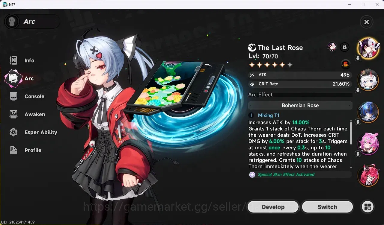 Neverness to Everness Accounts SEA|Hunter Lv 46|10 SSR-3 Limit(Lacrimosa,Nanally, image 4