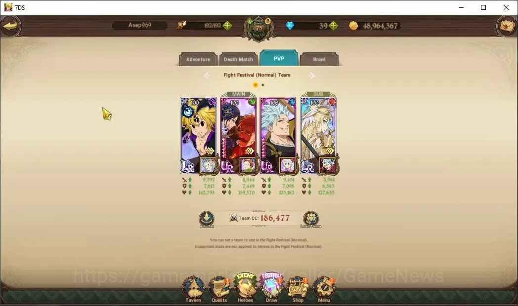 The Seven Deadly Sins: Grand Cross Accounts Global|4,3M CC|101 LS|6 LR+11 UR+Collab ReZero|Des image 13