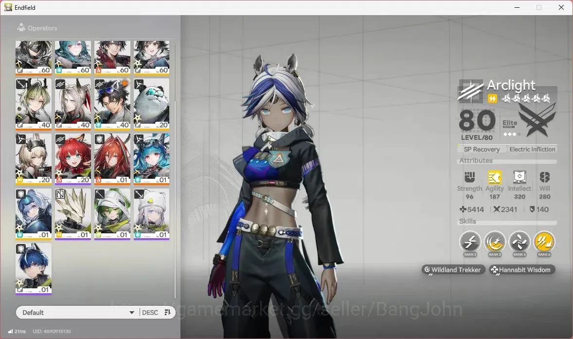 Arknights: Endfield Accounts Asia | Lv 53 | 1 Limit+1 Sign | Limit Zhuang Fangy image 12