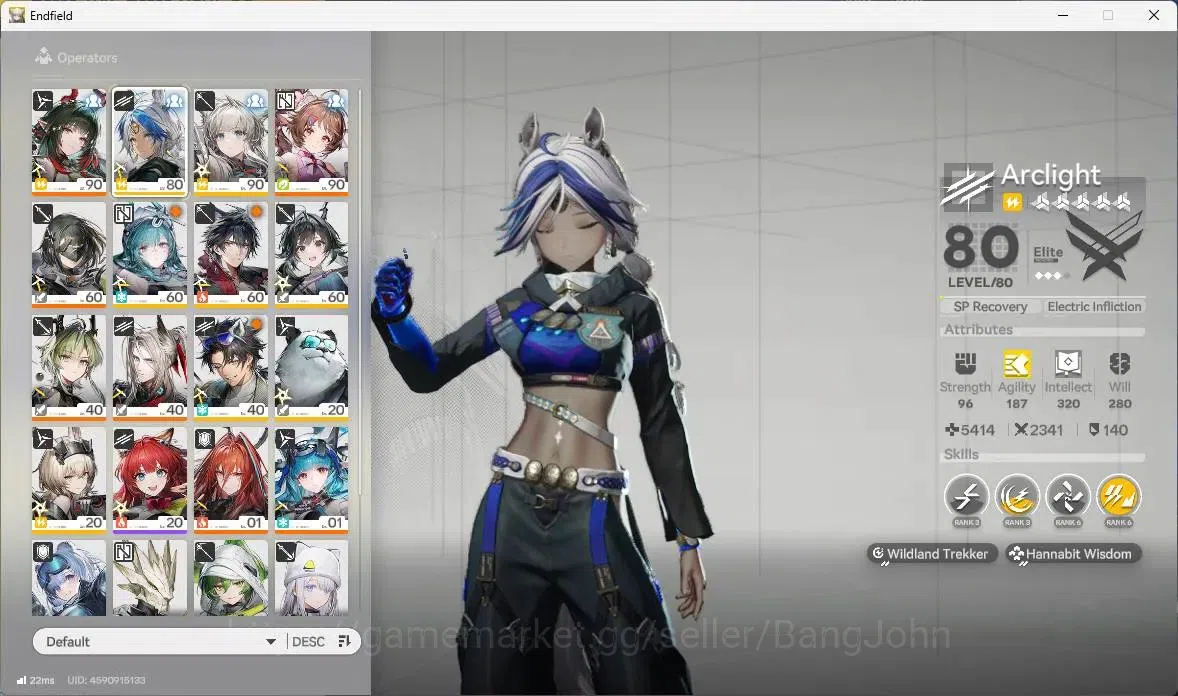 Arknights: Endfield Accounts Asia | Lv 53 | 1 Limit+1 Sign | Limit Zhuang Fangy image 13