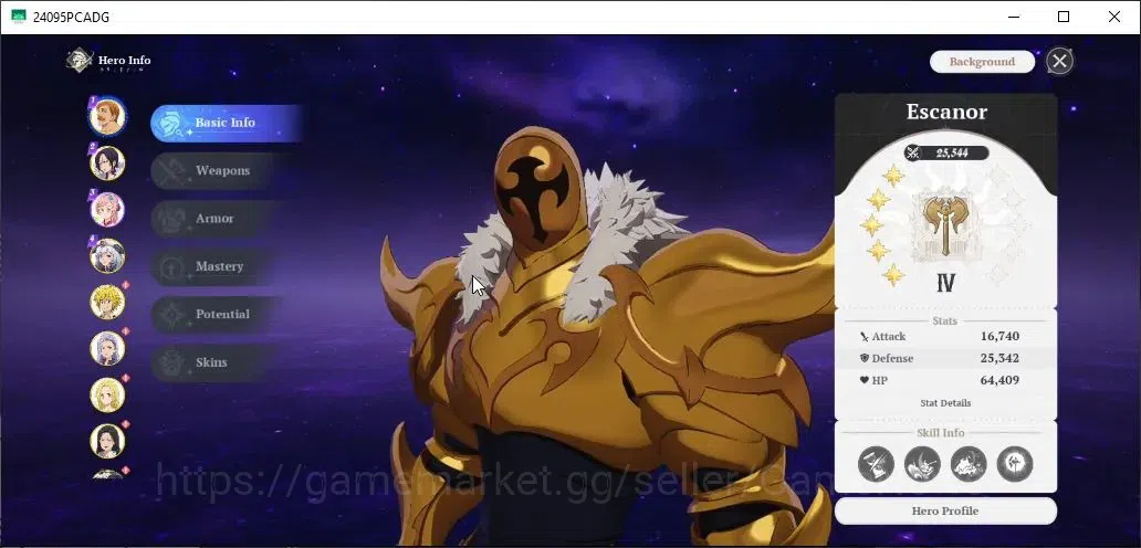 The Seven Deadly Sins: Origin Accounts SEA|Lvl 42|8 SSR [Escanor,Merlin,Mannie,Meliodas,J image 2