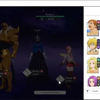 The Seven Deadly Sins: Origin Accounts SEA|Lvl 42|8 SSR [Escanor,Merlin,Mannie,Meliodas,J image 1