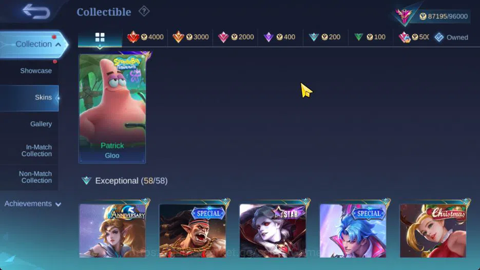 Mobile Legends: Bang Bang Accounts Collector Hero 126|Skin 277|High Glory 72|Aspirants Vexana,Naruto 12