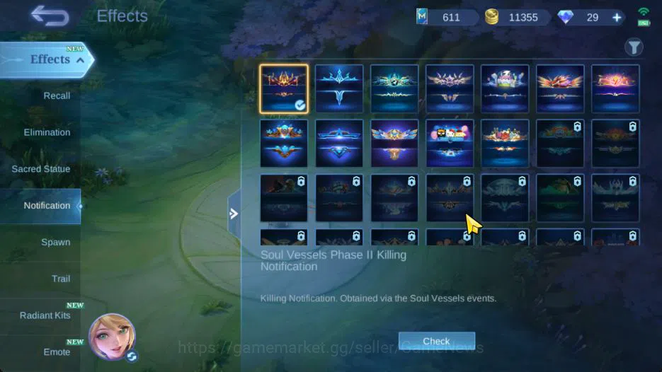 Mobile Legends: Bang Bang Accounts Collector Hero 126|Skin 277|High Glory 72|Aspirants Vexana,Naruto 16