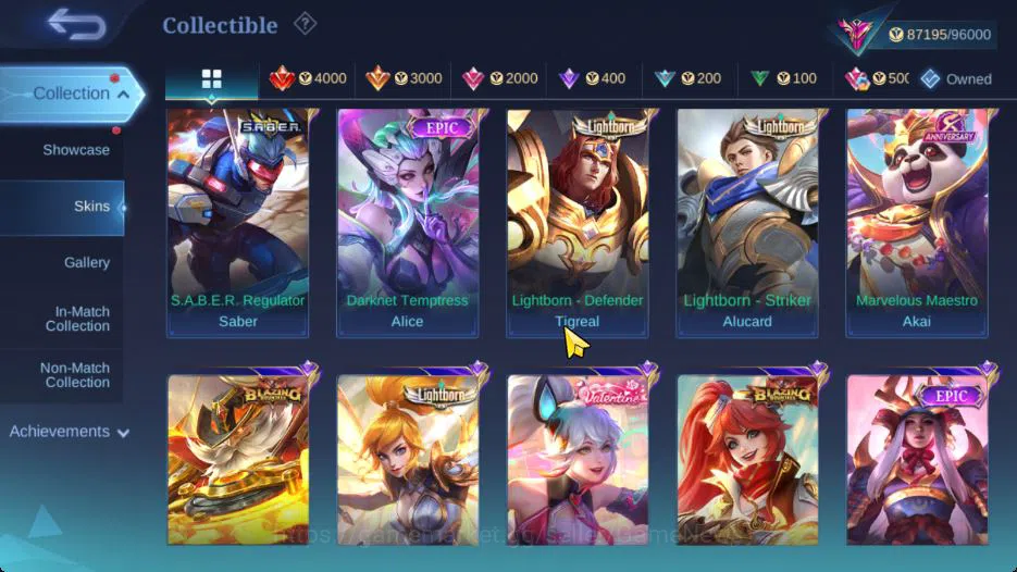 Mobile Legends: Bang Bang Accounts Collector Hero 126|Skin 277|High Glory 72|Aspirants Vexana,Naruto 8