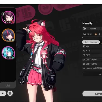 Neverness to Everness Accounts Global EU|HL 12|TL 2|4 S Class 3 Limited (Chaos+Sign,Shinku,Nanally),Daffodil |2 Selector|3