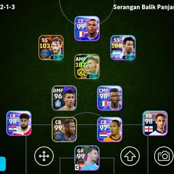 eFootball Accounts High-End Android|PW3059|BIGT Kvaratskhelia,Epic MarcoReus Serginho Shevchenko,Showtime LionelMessi