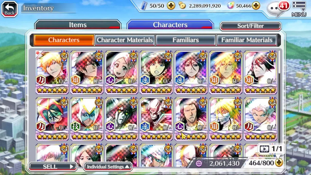 Bleach: Brave Souls Accounts [GLOBAL]50K Orb|TYBW26 Yachiru,10th Anniv Ichigo,R image 10